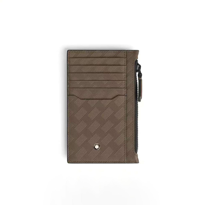 montblanc 3.0 leather zip card holder #220289